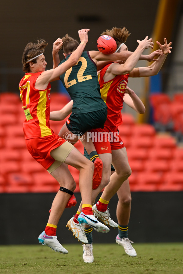 AFL 2023 U16 Boys Championships - Gold Coast v Tasmania - A-40551878