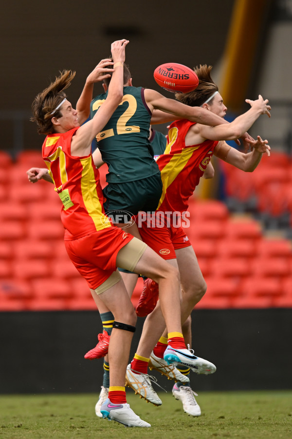 AFL 2023 U16 Boys Championships - Gold Coast v Tasmania - A-40551879