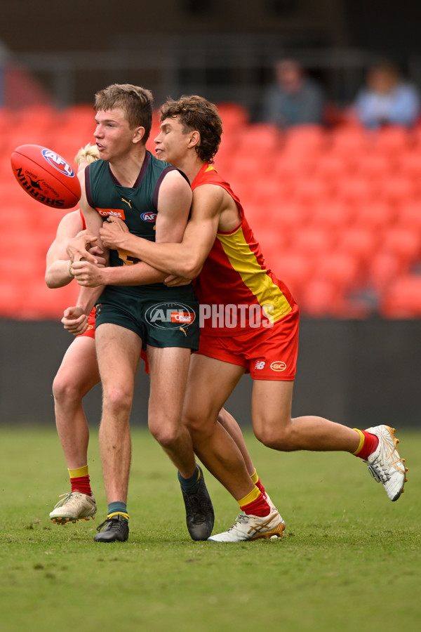 AFL 2023 U16 Boys Championships - Gold Coast v Tasmania - A-40554148