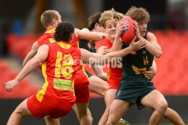 AFL 2023 U16 Boys Championships - Gold Coast v Tasmania - A-40554840