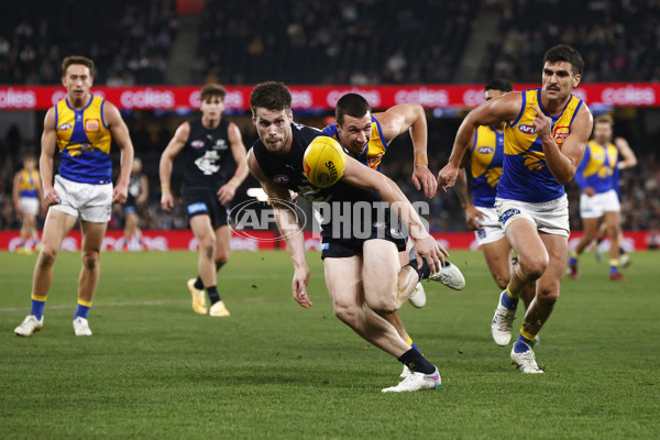 AFL 2023 Round 19 - Carlton v West Coast - A-41195344