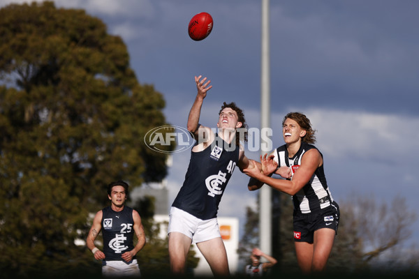 VFL 2023 Round 19 - Collingwood v Carlton - A-41430441