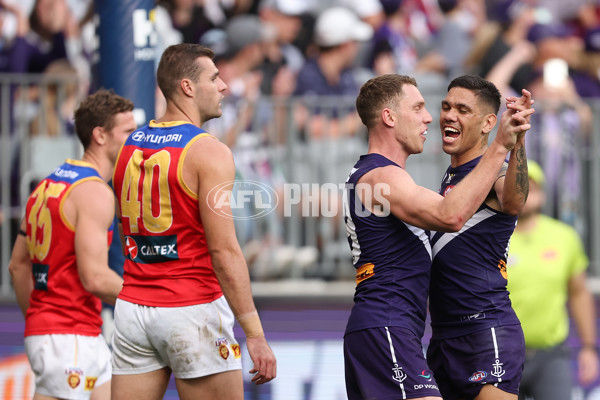 AFL 2023 Round 21 - Fremantle v Brisbane - A-41775239