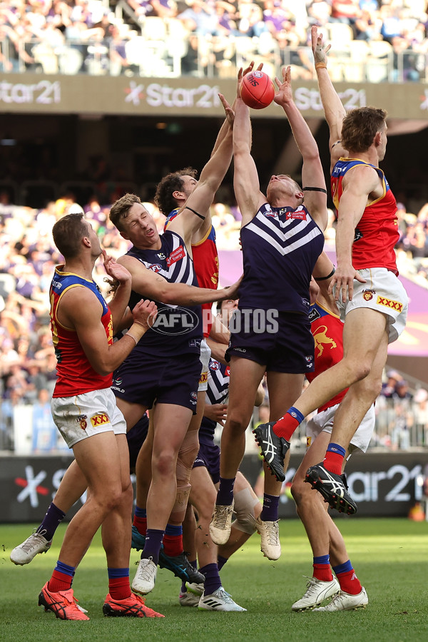 AFL 2023 Round 21 - Fremantle v Brisbane - A-41781607