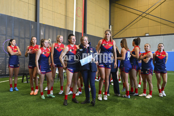 AFLW 2023 Media - Melbourne Team Photo Day - A-41871626