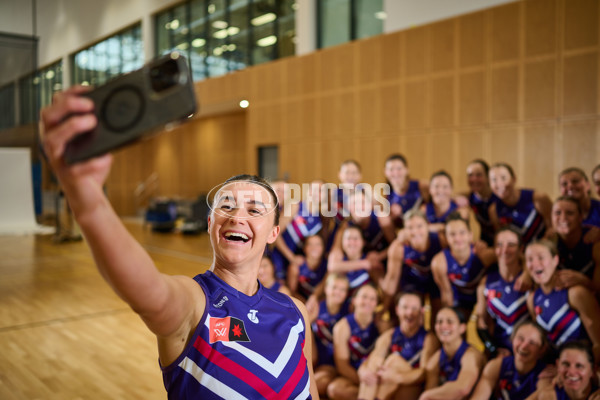 AFLW 2023 Media - Fremantle Team Photo Day - A-41894467