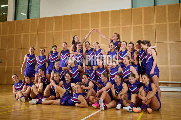 AFLW 2023 Media - Fremantle Team Photo Day - A-41897128