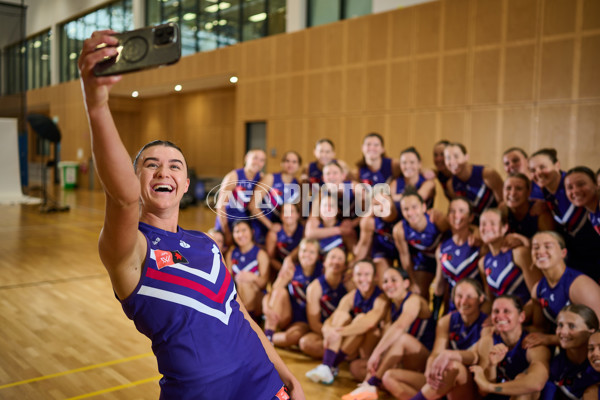 AFLW 2023 Media - Fremantle Team Photo Day - A-41897129