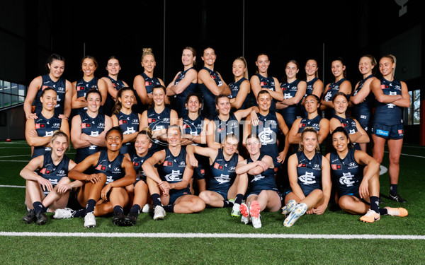 AFLW 2023 Media - Carlton Team Photo Day - A-41898334