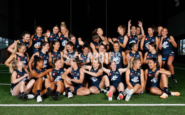 AFLW 2023 Media - Carlton Team Photo Day - A-41900907