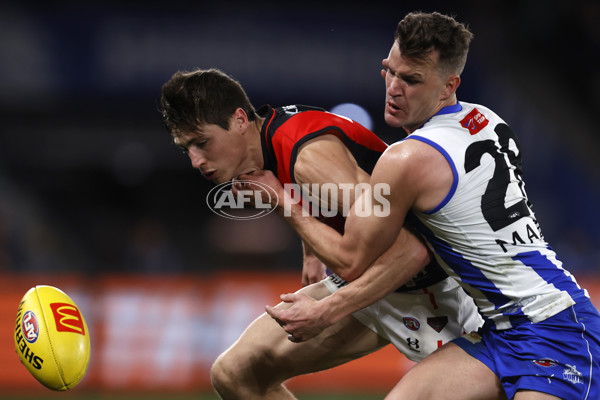 AFL 2023 Round 22 - North Melbourne v Essendon - A-41941358