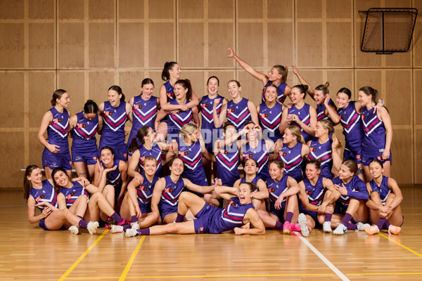 AFLW 2023 Media - Fremantle Team Photo Day - A-42052591