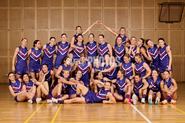 AFLW 2023 Media - Fremantle Team Photo Day - A-42052592