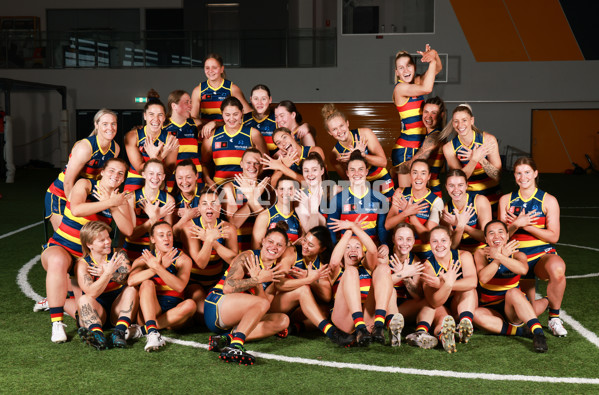 AFLW 2023 Media - Adelaide Team Photo Day - A-42066237