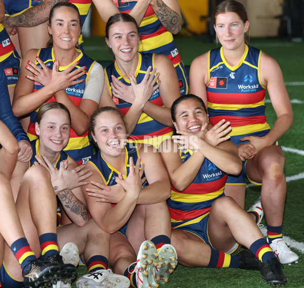 AFLW 2023 Media - Adelaide Team Photo Day - A-42066242