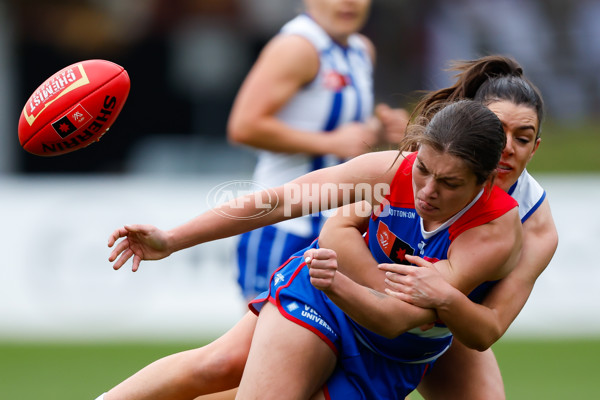 AFLW 2023 Practice Match - Western Bulldogs v North Melbourne - A-42122980