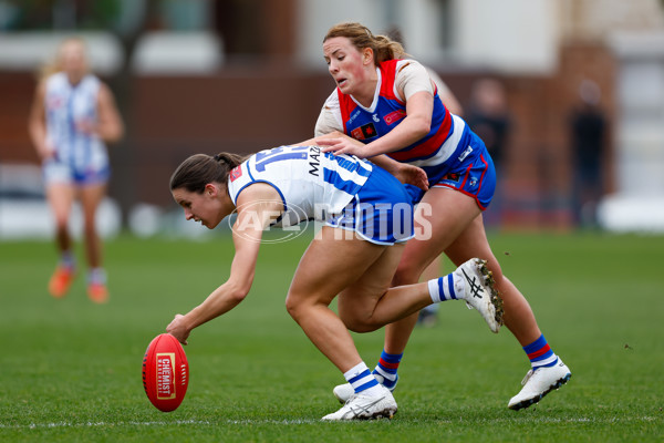 AFLW 2023 Practice Match - Western Bulldogs v North Melbourne - A-42122981