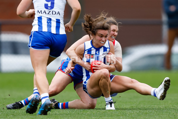 AFLW 2023 Practice Match - Western Bulldogs v North Melbourne - A-42123045
