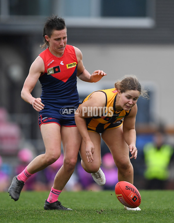 AFLW 2023 Practice Match - Melbourne v Hawthorn - A-42150741