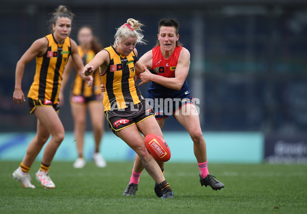 AFLW 2023 Practice Match - Melbourne v Hawthorn - A-42150743