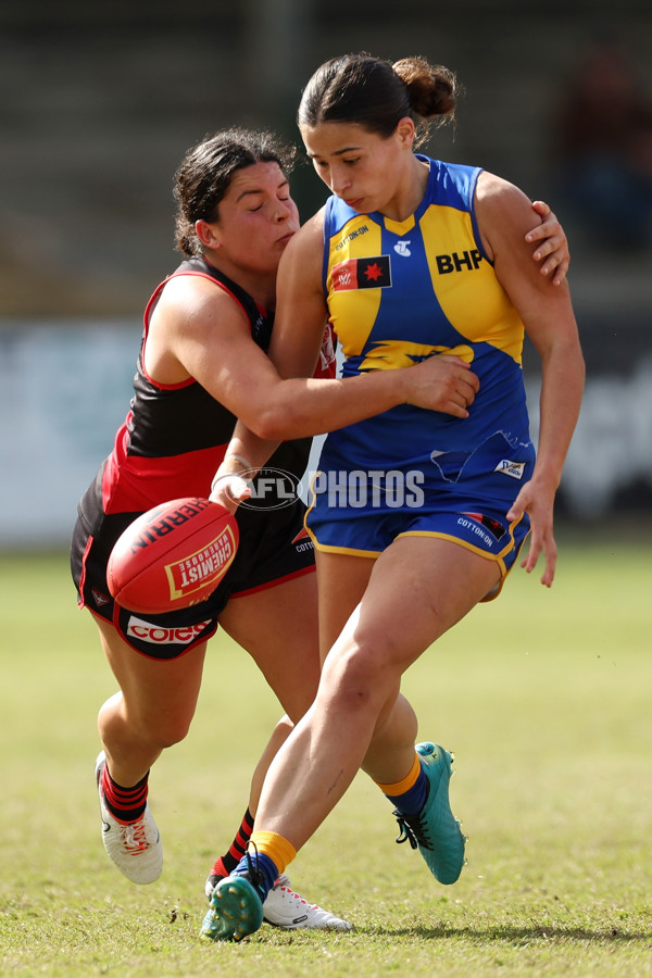 AFLW 2023 Practice Match - West Coast v Essendon - A-42216321