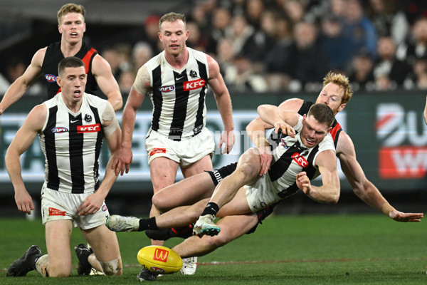 AFL 2023 Round 24 - Essendon v Collingwood - A-42437956