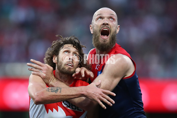 AFL 2023 Round 24 - Sydney v Melbourne - A-42509780