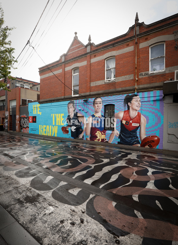 AFLW 2023 Media - AFLW Murals - A-42804084