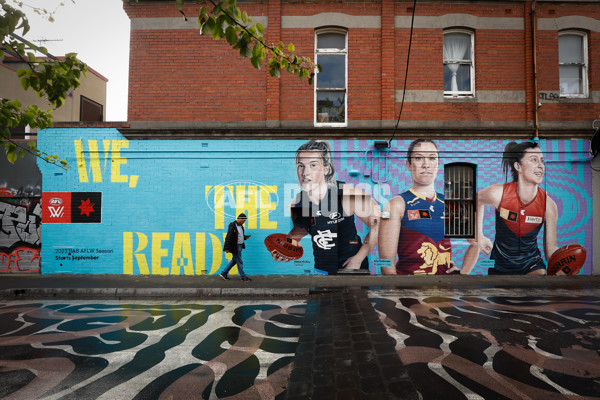 AFLW 2023 Media - AFLW Murals - A-42804085