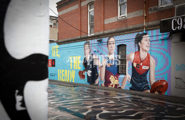 AFLW 2023 Media - AFLW Murals - A-42804086