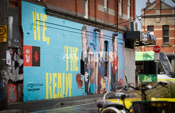 AFLW 2023 Media - AFLW Murals - A-42804087