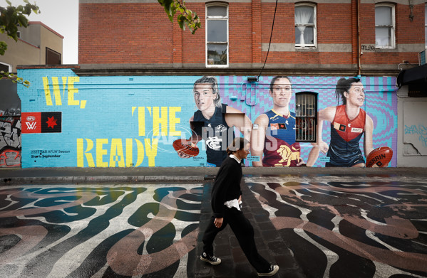 AFLW 2023 Media - AFLW Murals - A-42804088