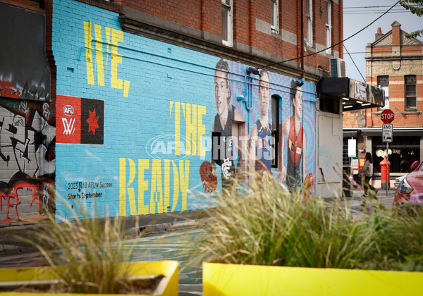 AFLW 2023 Media - AFLW Murals - A-42804089