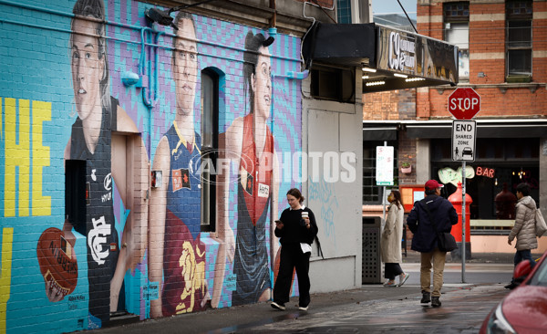 AFLW 2023 Media - AFLW Murals - A-42804975