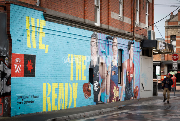 AFLW 2023 Media - AFLW Murals - A-42804976