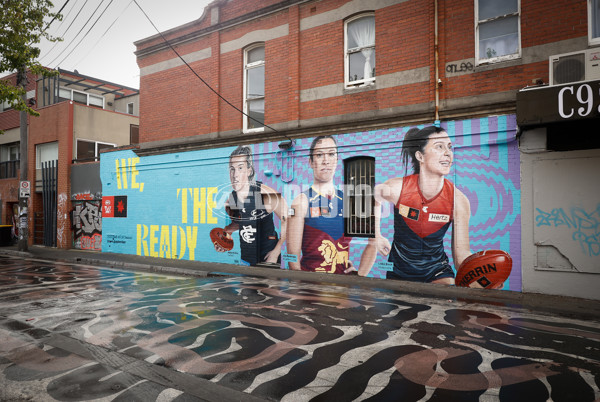 AFLW 2023 Media - AFLW Murals - A-42804977