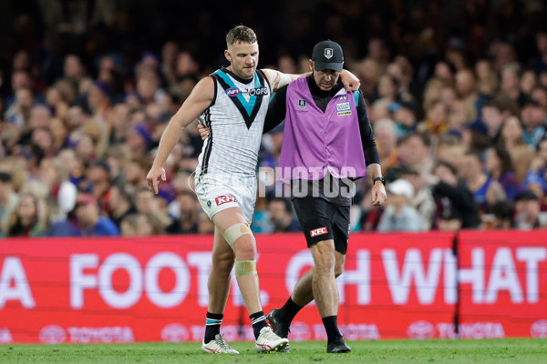 AFL 2023 Second Qualifying Final - Brisbane v Port Adelaide - A-43048275