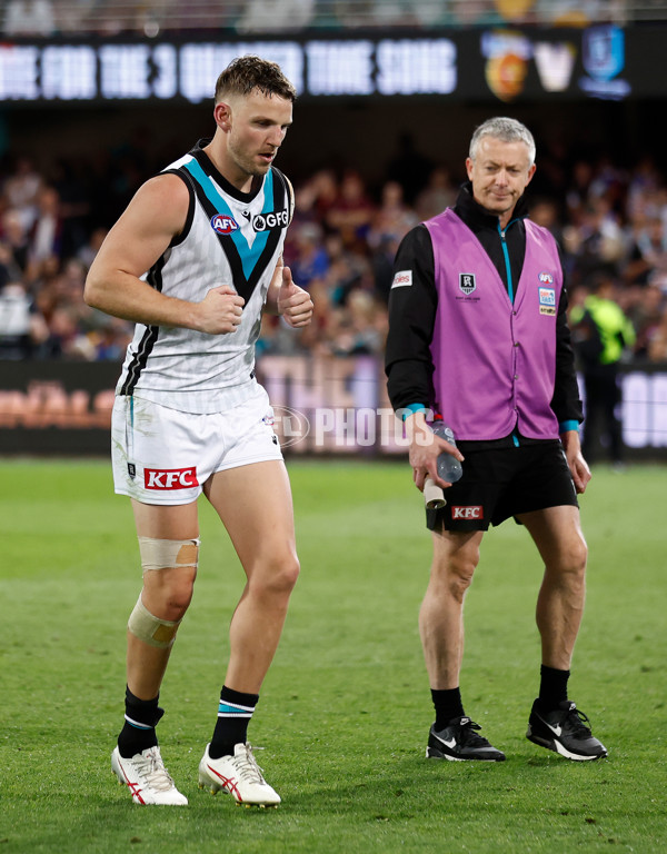 AFL 2023 Second Qualifying Final - Brisbane v Port Adelaide - A-43052978