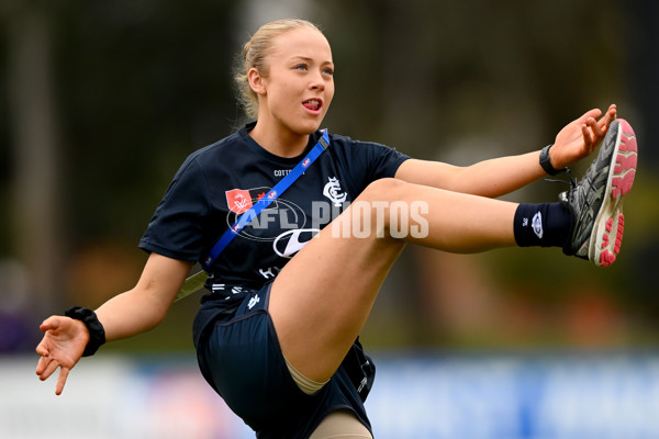 AFLW 2023 Round 02 - North Melbourne v Carlton - A-43058594