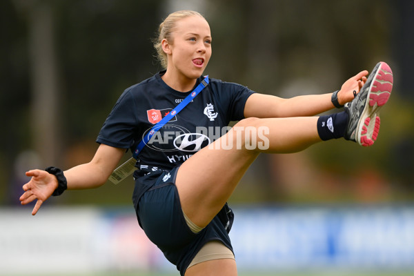 AFLW 2023 Round 02 - North Melbourne v Carlton - A-43059173