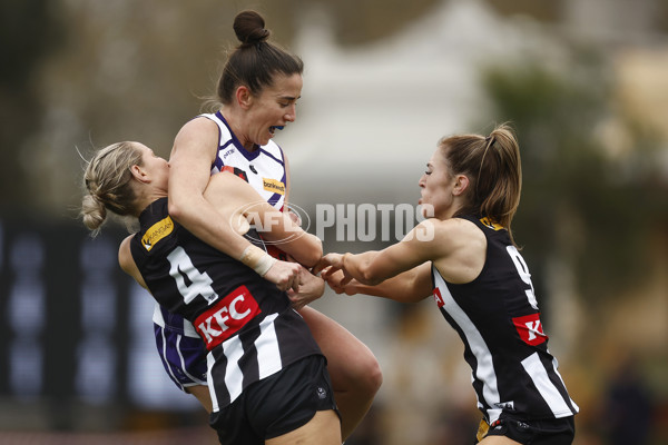 AFLW 2023 Round 02 - Collingwood v Fremantle - A-43069950