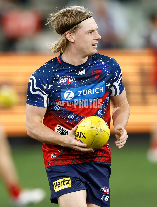 AFL 2023 First Semi Final - Melbourne v Carlton - A-43165211