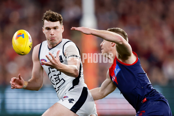 AFL 2023 First Semi Final - Melbourne v Carlton - A-43165874