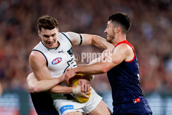 AFL 2023 First Semi Final - Melbourne v Carlton - A-43165880