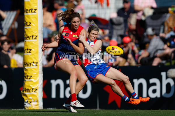 AFLW 2023 Round 03 - Melbourne v Western Bulldogs - A-43194289