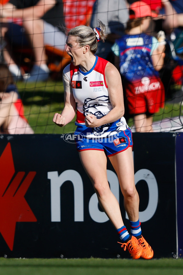 AFLW 2023 Round 03 - Melbourne v Western Bulldogs - A-43198948