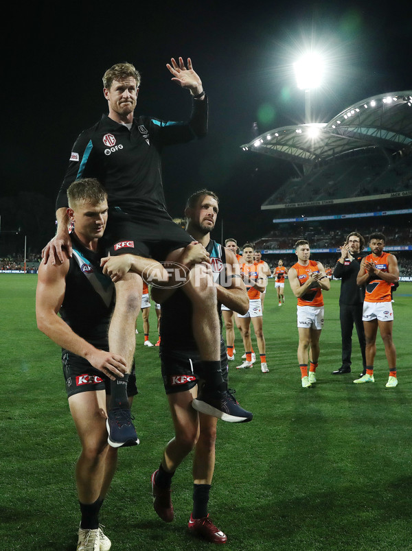 AFL 2023 Second Semi Final - Port Adelaide v GWS - A-43214522