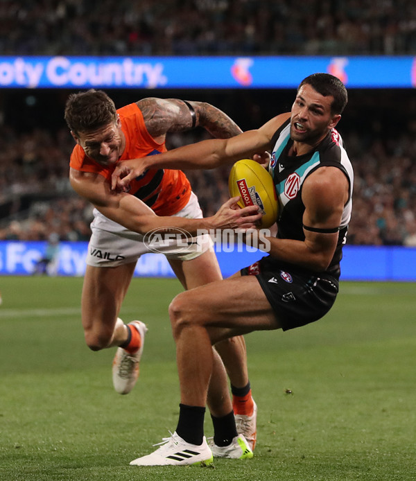 AFL 2023 Second Semi Final - Port Adelaide v GWS - A-43217230