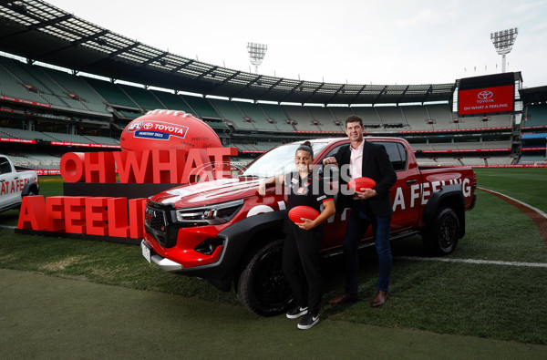 AFL 2023 Media - Toyota Partnership Announcement - A-43246534