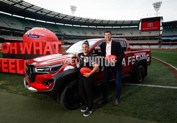 AFL 2023 Media - Toyota Partnership Announcement - A-43246537